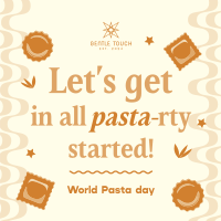 World Pasta Greeting Instagram Post Image Preview