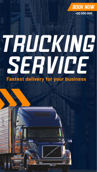 Trucking Delivery  Facebook Story