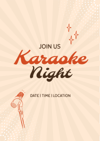 Retro Karaoke Flyer