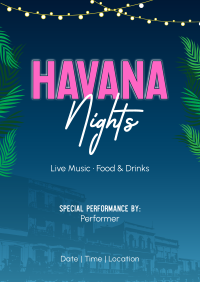 Havana Nights Poster