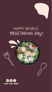 Celebrate World Vegetarian Day Facebook Story