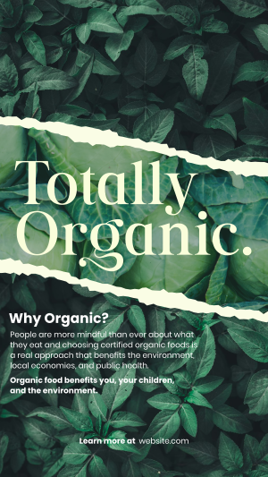 Totally Organic TikTok Video Image Preview