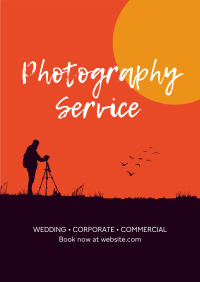 Professional Photographer  Poster