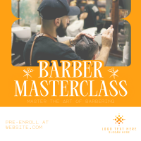 Retro Barber Masterclass Instagram Post