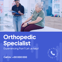 Orthopedic Specialist Linkedin Post Design