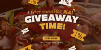 Food Voucher Giveaway Twitter Post