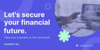 Financial Safety Business Twitter Post