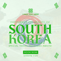 Korea Travel Package Linkedin Post