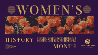 Women's History March Facebook Event Cover