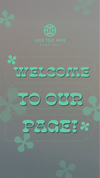 Generic Welcome Page TikTok Video Design