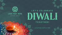 Diwali Pattern Facebook Event Cover