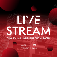 Gaming Live Streaming Instagram Post Design