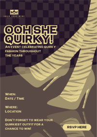 Quirky Girl Poster