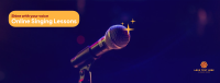 Online Singing Lessons Facebook Cover Design