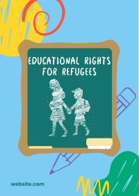 Refugees Education Rights Flyer