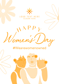 Happy Women's Day Poster