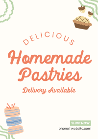 Aesthetic Bakery Illustration Flyer