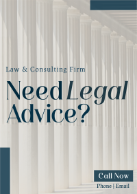 Legal Consultant Flyer