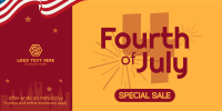 Fourth of July Promo Twitter Post