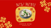 Floral Chinese Food Facebook Event Cover