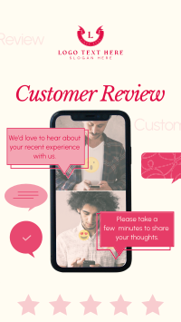 Customer Feedback Instagram Story Design