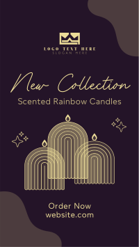 Rainbow Candle Collection Instagram Story