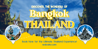 Thailand Travel Tour Twitter Post