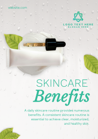 Skincare Benefits Organic Flyer Design