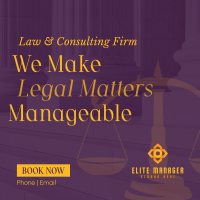 Making Legal Matters Manageable Linkedin Post Image Preview