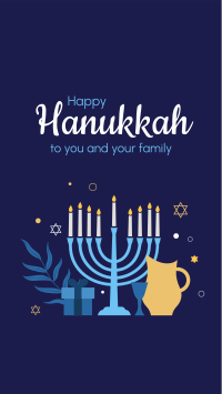 Magical Hanukkah Facebook Story