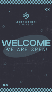 Neon Welcome Instagram Reel Image Preview