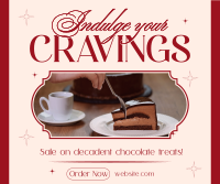 Chocolate Craving Sale Facebook Post