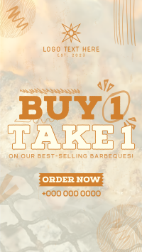 Buy 1 Take 1 Barbeque Facebook Story