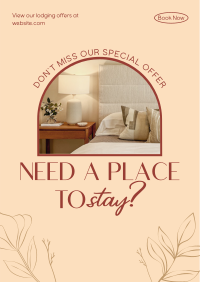 Lodging Offers Poster