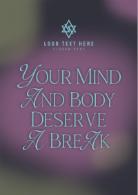 Gradial Relax Quote Poster