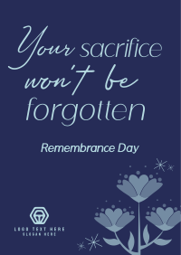 Unity in Remembering Flyer Design