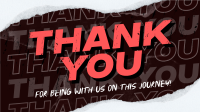 Grunge Thank You Facebook Event Cover