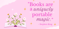 Book Magic Quote Twitter Post