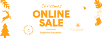 Christmas Online Sale Facebook Cover