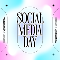Minimalist Social Media Day Instagram Post Design
