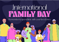 International Day of Families Postcard