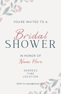 Blooming Bridal Shower Invitation Design