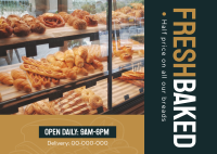 Bakery Bread Promo Postcard