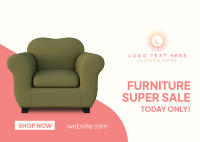 Furniture Super Sale Postcard