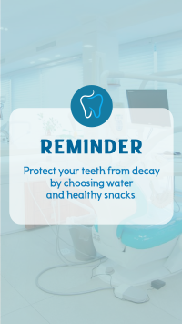 Dental Reminder Instagram Reel Image Preview