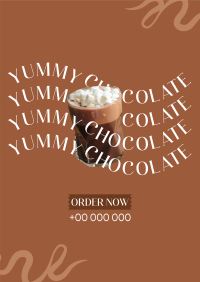 Say it with chocolate Poster