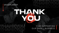 Brutalist Thank You Facebook Event Cover