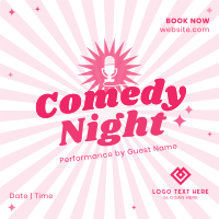 Comedy Night Instagram Post Design