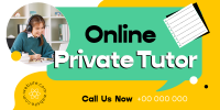 Online Private Tutor Twitter Post