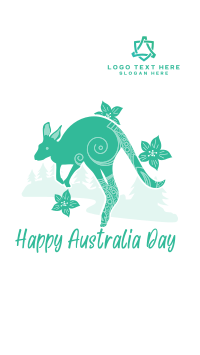 Kangaroo Australia Day Instagram Story